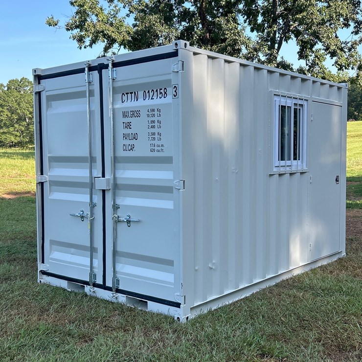 #123 • One Trip 12ft Shipping Container