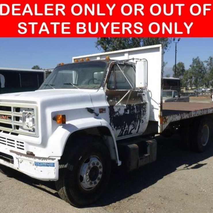 1986 GMC C6 Flatbed Truck