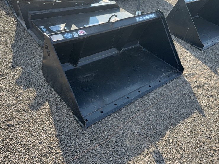#2063-•-blue-diamond-52"-mini-skid-steer-smooth-bucket-image-1