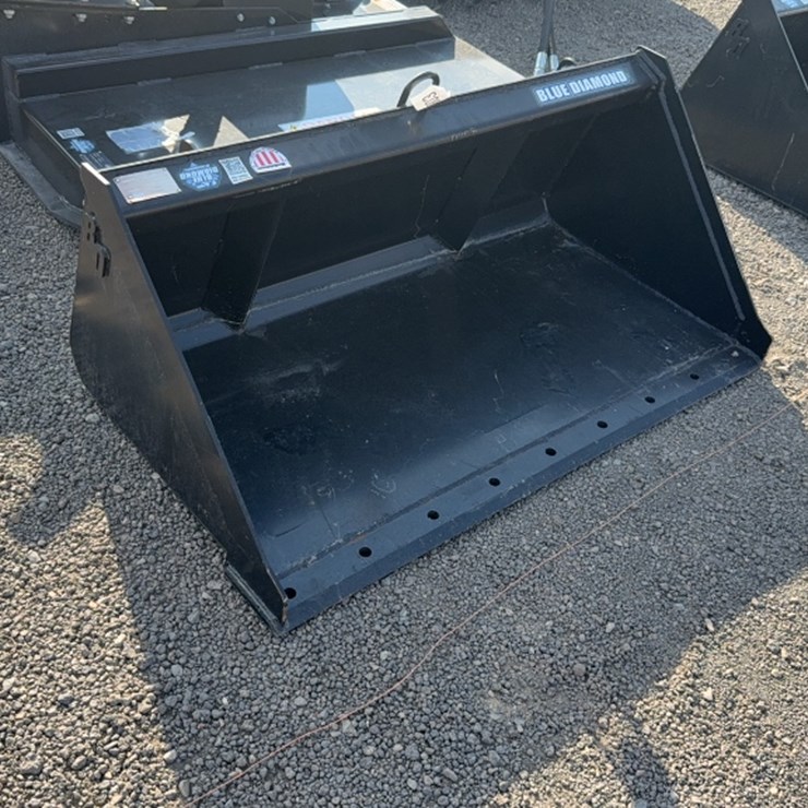 #2063 • BLUE DIAMOND 52" MINI SKID STEER SMOOTH BUCKET