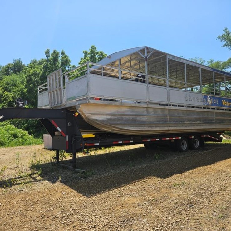 #2544 • Clark Boats Inc 50' Pontoon Boat