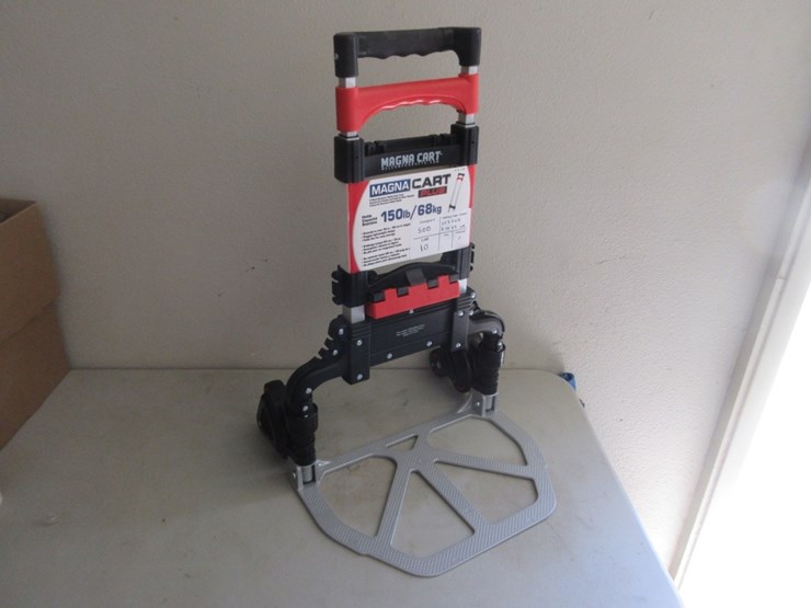 new-unused-magna-cart-6-wheel-aluminum-hand-truck,-image-1