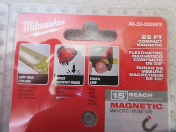 (4)-new-unused-milwaukee-magnetic-tape-measures,-image-4