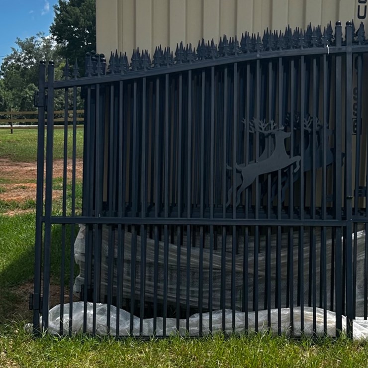 #137 • 14ft Bi-Parting Wrought Iron Gate