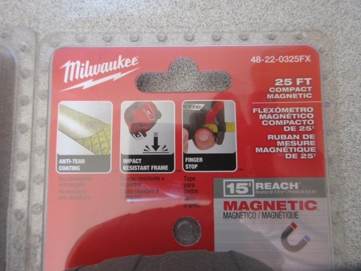 (4)-new-unused-milwaukee-magnetic-tape-measures,-image-4