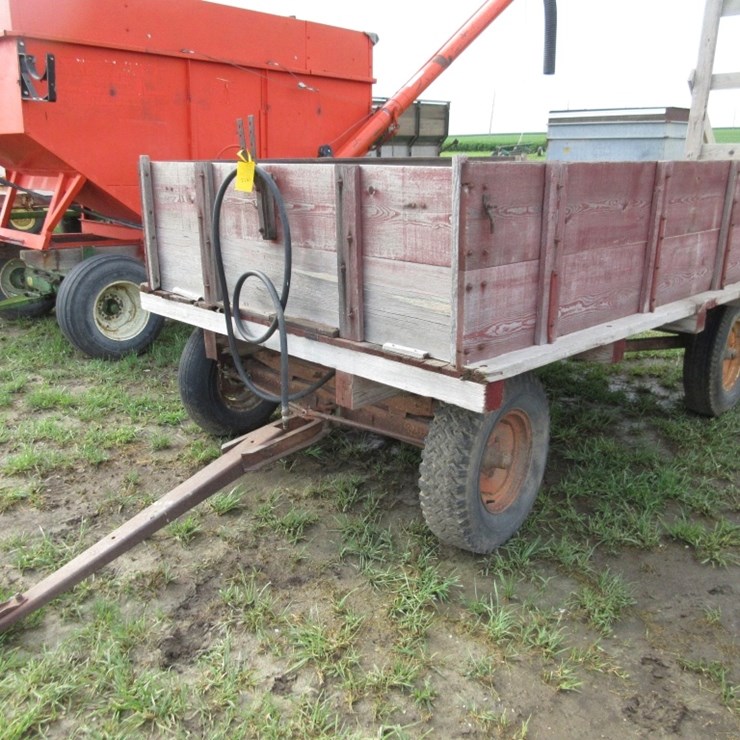 Wooden Dump Barge Wagon