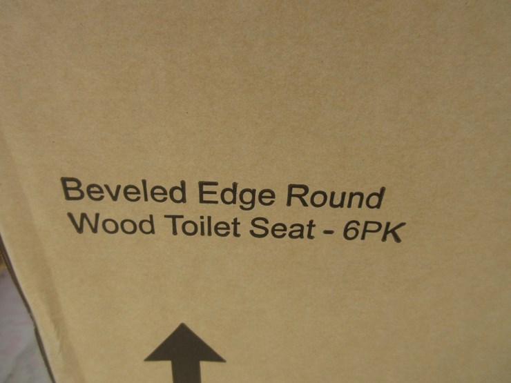 new-unused-seasons-round-wood-toilet-seats,-image-6