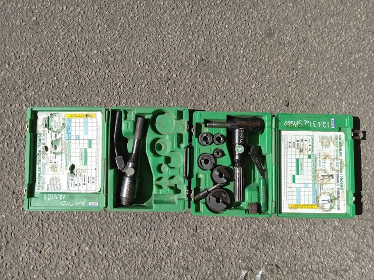 lot#-734-greenlee-hydraulic-punch-driver-set-image-1