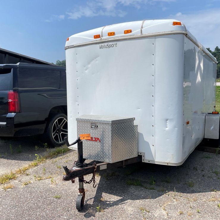 #1027 • 2003 12' Enclosed Trailer (Has Certificate of Origin)