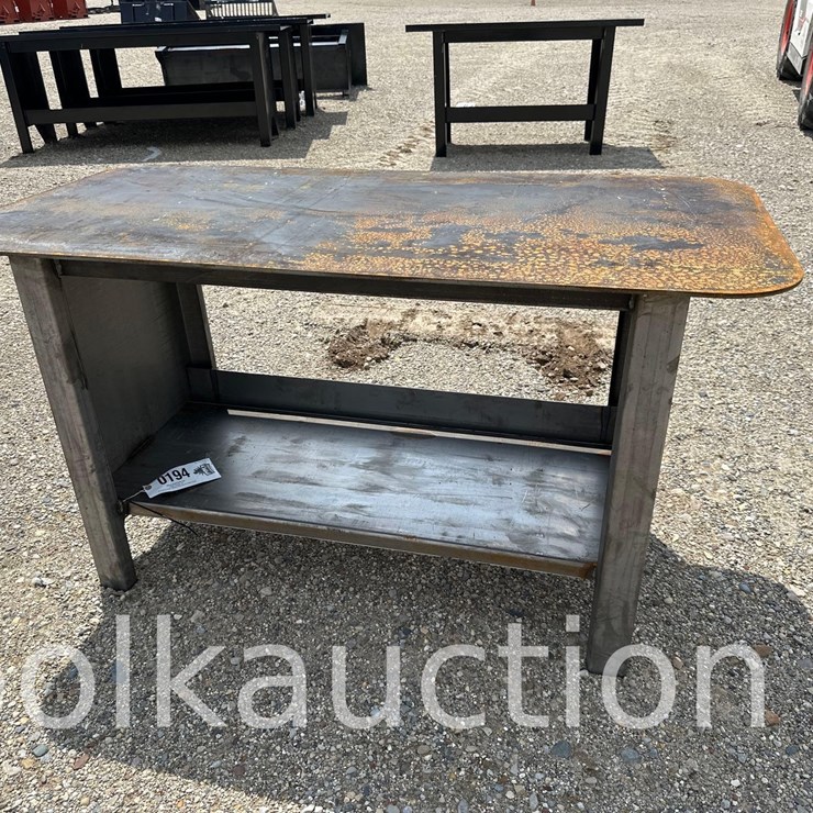 194 - 30" x 57" WELDING TABLE