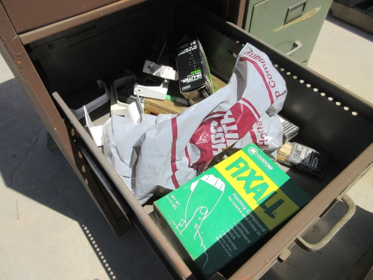 (2)-4-drawer-filing-cabinets-w/misc-contents-image-7