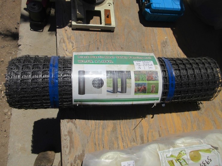 new-unused-3.3'-x-164'-plastic-mesh-fencing-roll-image-1