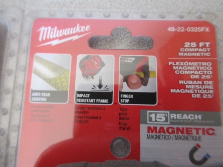 (4)-new-unused-milwaukee-magnetic-tape-measures,-image-4