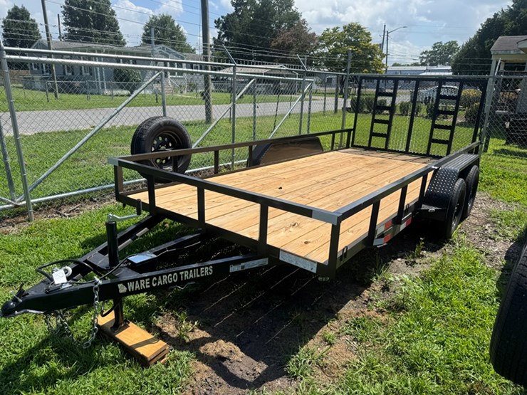 2025-ware-cargo-7'-x-16'-equipment-trailer-ramp-gate,-dual-3500lb-axles-1w9w1ua26sw677037-image-1