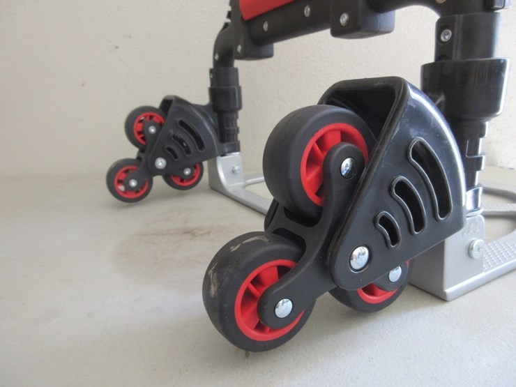new-unused-magna-cart-6-wheel-aluminum-hand-truck,-image-3