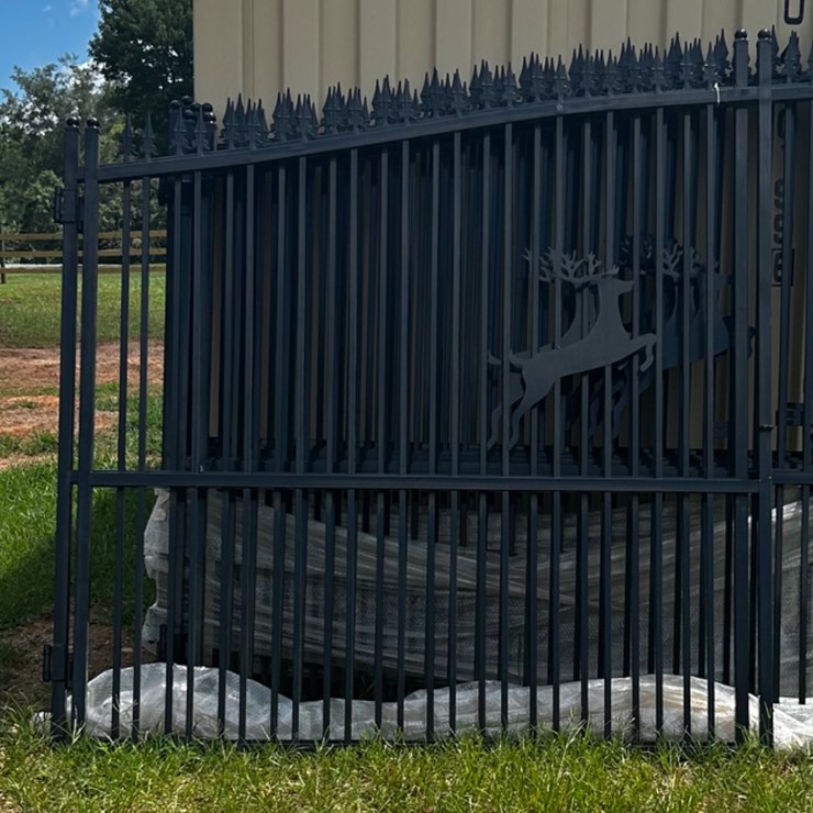 #138 • 14ft Bi-Parting Wrought Iron Gate
