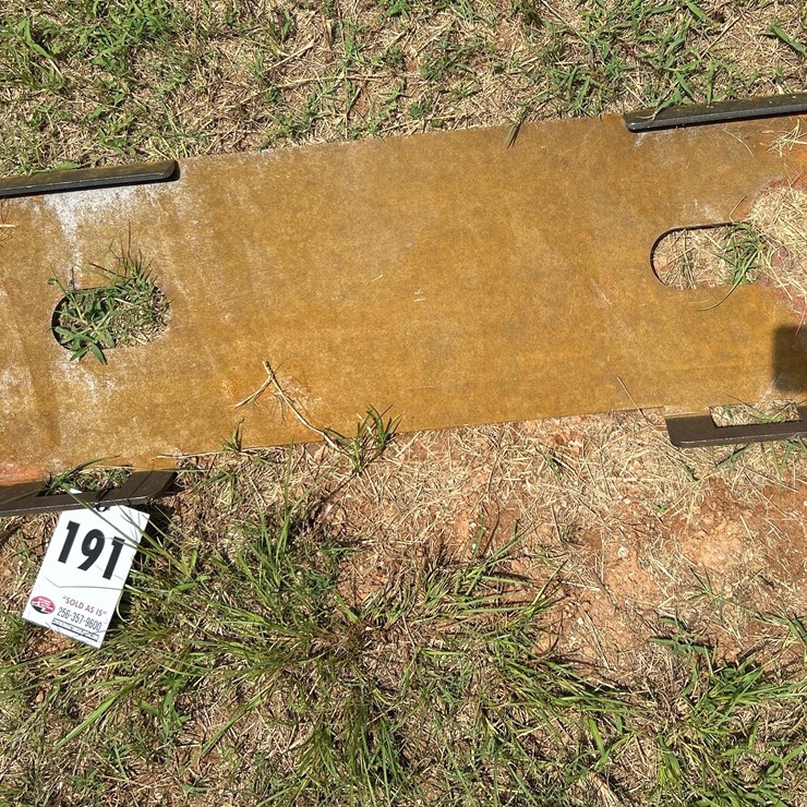 #191 • Skid Steer Mounting Plate