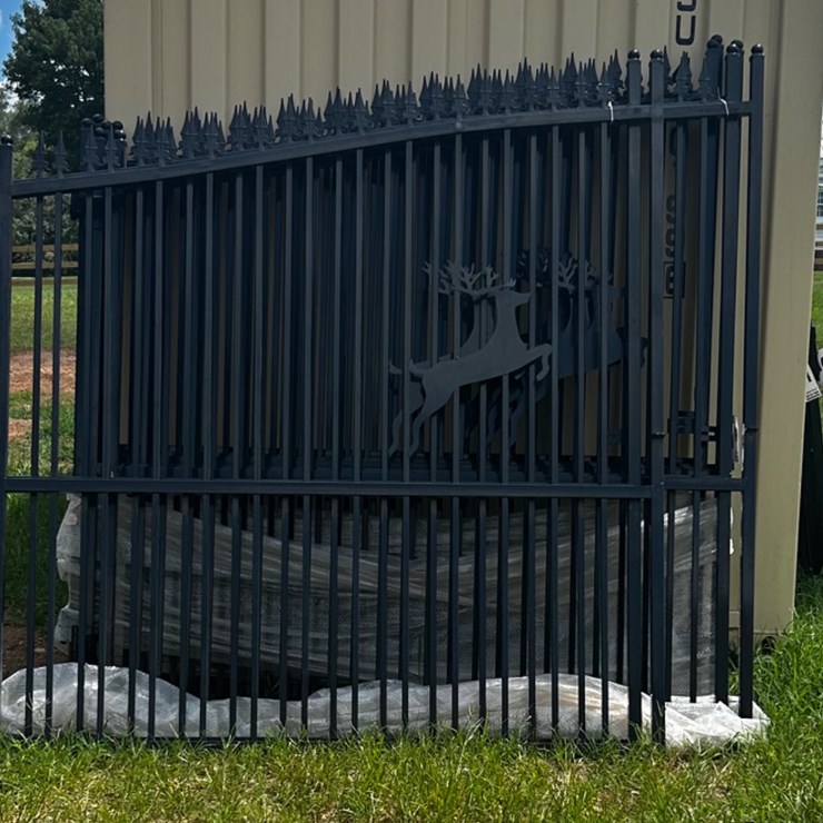 #148 • 14ft Bi-Parting Wrought Iron Gate