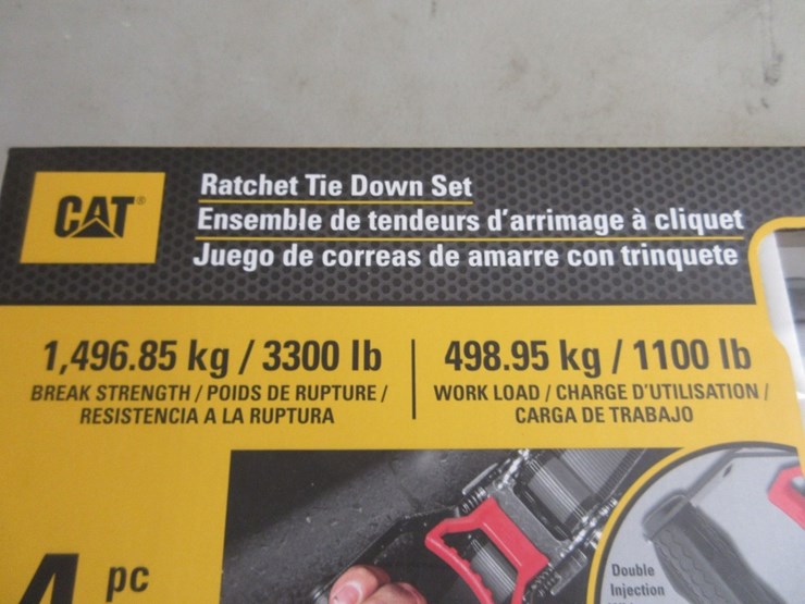 (4)-new-unused-16'-x-1/2"-cat-ratchet-straps,-image-5