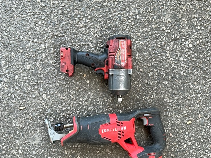 lot#-845--craftsman-impact-wrench-&-craftsman-hackzal-image-1