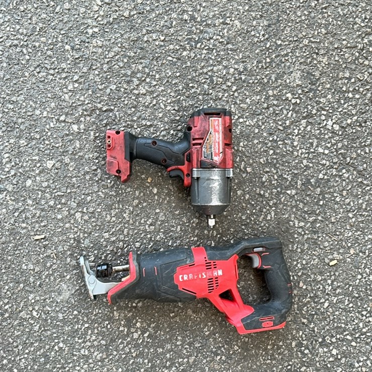 LOT#-845- CRAFTSMAN IMPACT WRENCH & CRAFTSMAN HACKZAL