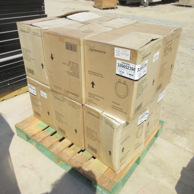 New Unused Seasons Round Wood Toilet Seats,