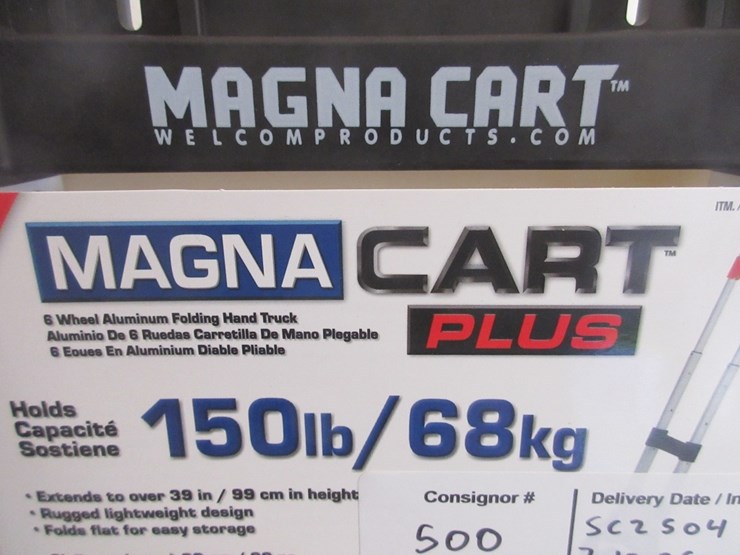 new-unused-magna-cart-6-wheel-aluminum-hand-truck,-image-7