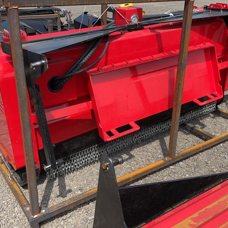 #1091 • GIYI 72" SKID STEER DRUM MULCHER