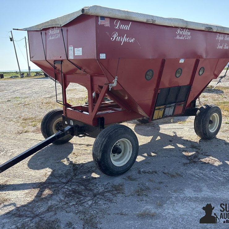 Ficklin 4500 3-Bin Seed Wagon