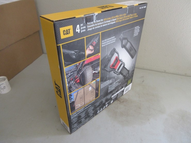 (4)-new-unused-16'-x-1/2"-cat-ratchet-straps,-image-2