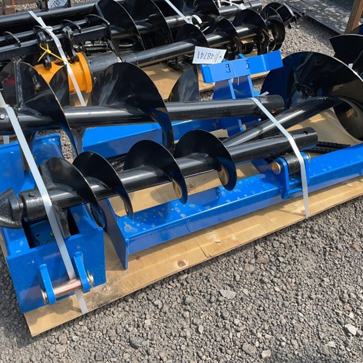 #1087 • GIYI SKID STEER POST HOLE AUGER