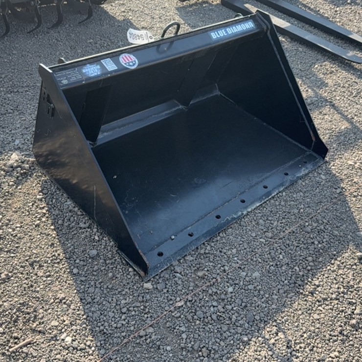 #2069 • BLUE DIAMOND 44" MINI SKID STEER SMOOTH BUCKET