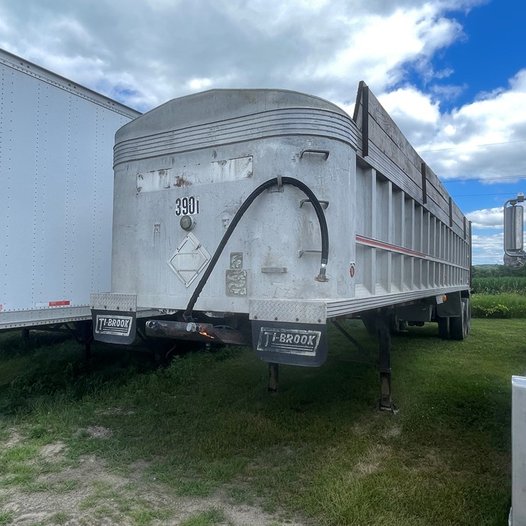 #1019 • 1988 TI-Brook Frameless End Dump Trailer (Independence, WI) (Has WI Title)