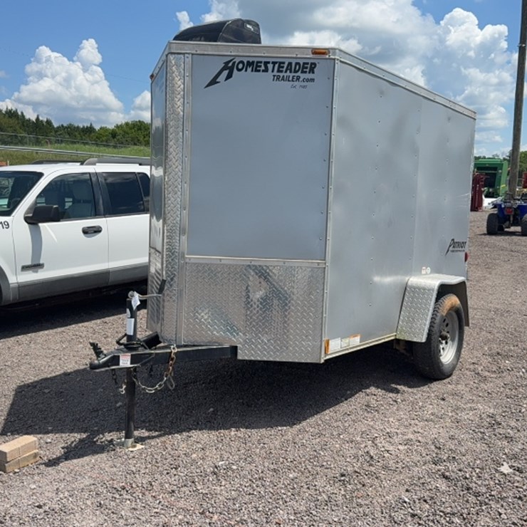 #3073 • 2018 HOMESTEADER 5' X 10' ENCLOSED TRAILER