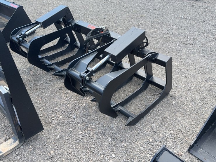 #2058-•-trubilt-72"-skid-steer-2-cylinder-skeleton-grapple-image-2