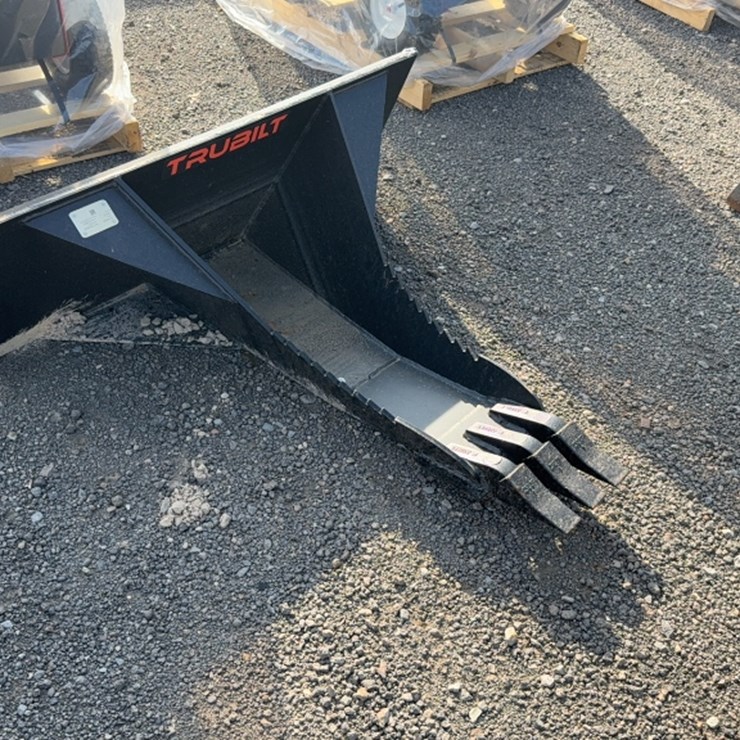 #2037 • TRUBILT SKID STEER STUMP BUCKET
