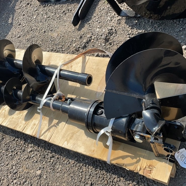 #1045 • MINI EXCAVATOR POST HOLE AUGER