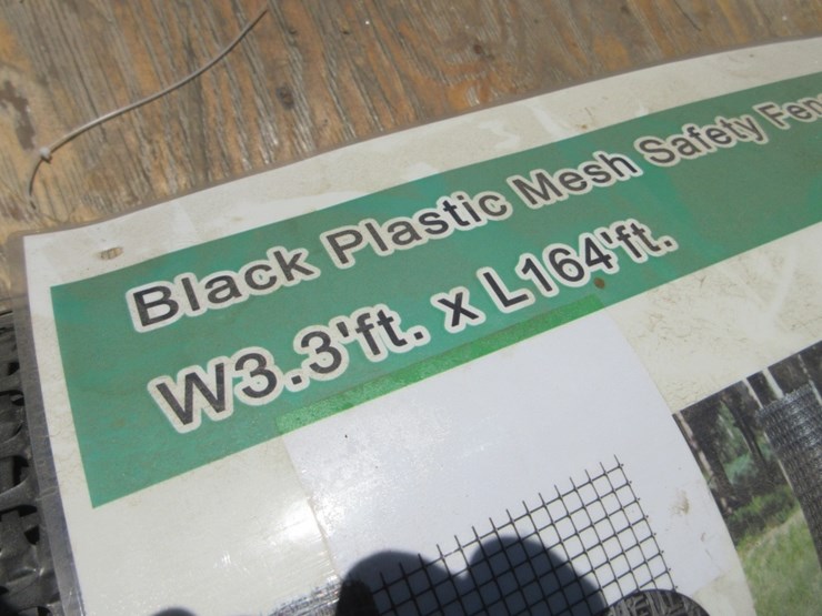 new-unused-3.3'-x-164'-plastic-mesh-fencing-roll-image-7