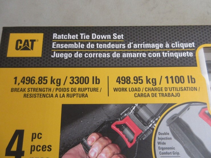 (4)-new-unused-16'-x-1/2"-cat-ratchet-straps,-image-5