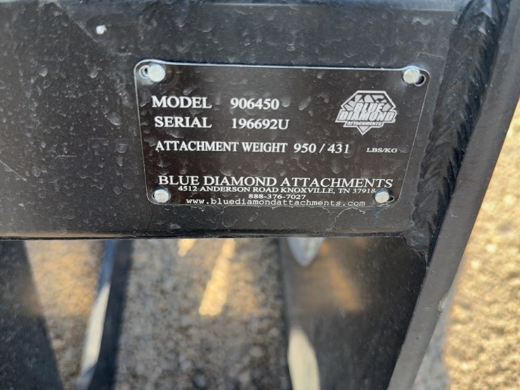 #2072-•-blue-diamond-72"-skid-steer-2-cylinder-grapple-image-4