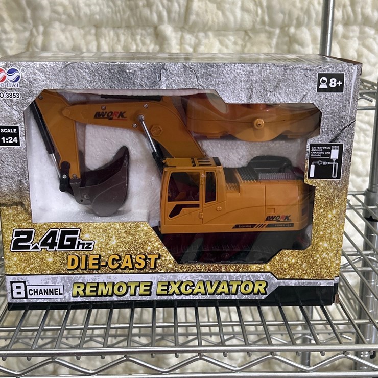 #196 • Remote Controlled Excavator Toy