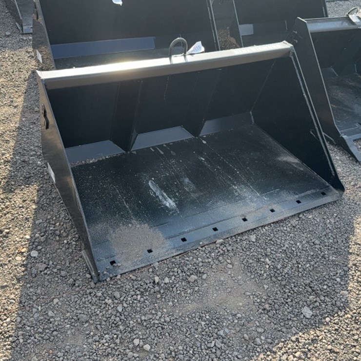 #2077 • BLUE DIAMOND 48" MINI SKID STEER SMOOTH BUCKET
