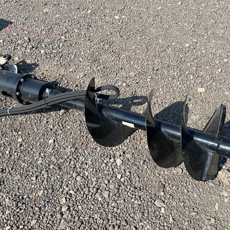 #1014 • MINI EXCAVATOR POST HOLE AUGER
