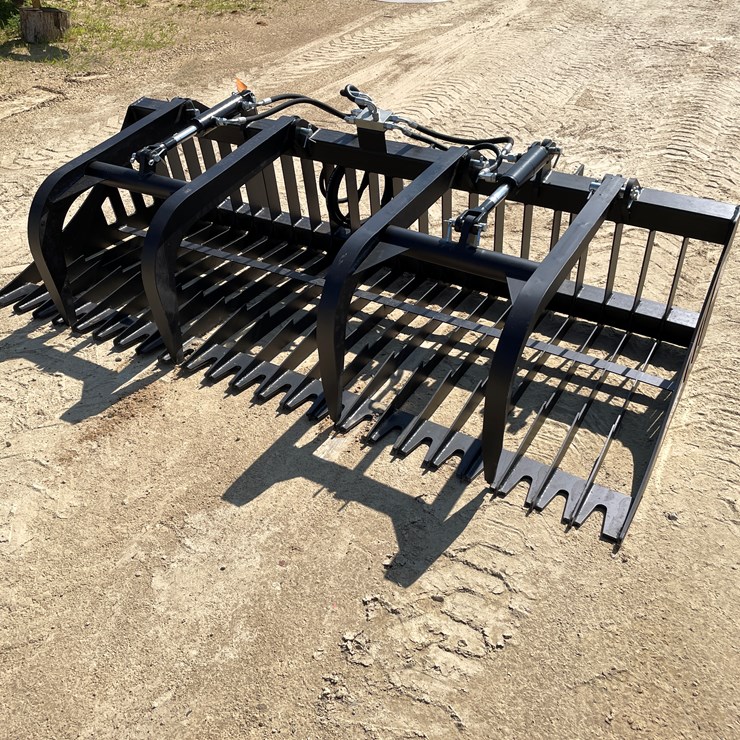 #2241 • 2025 JCT Skid Steer Rock Grappler Attachment