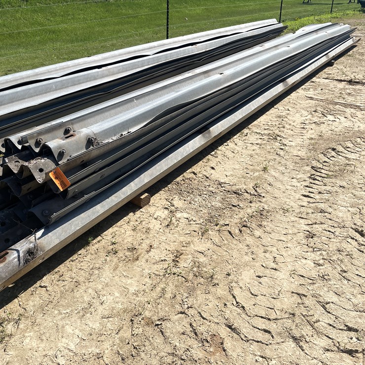 #2187 • Approx (15) Metal Guard Rail Sections