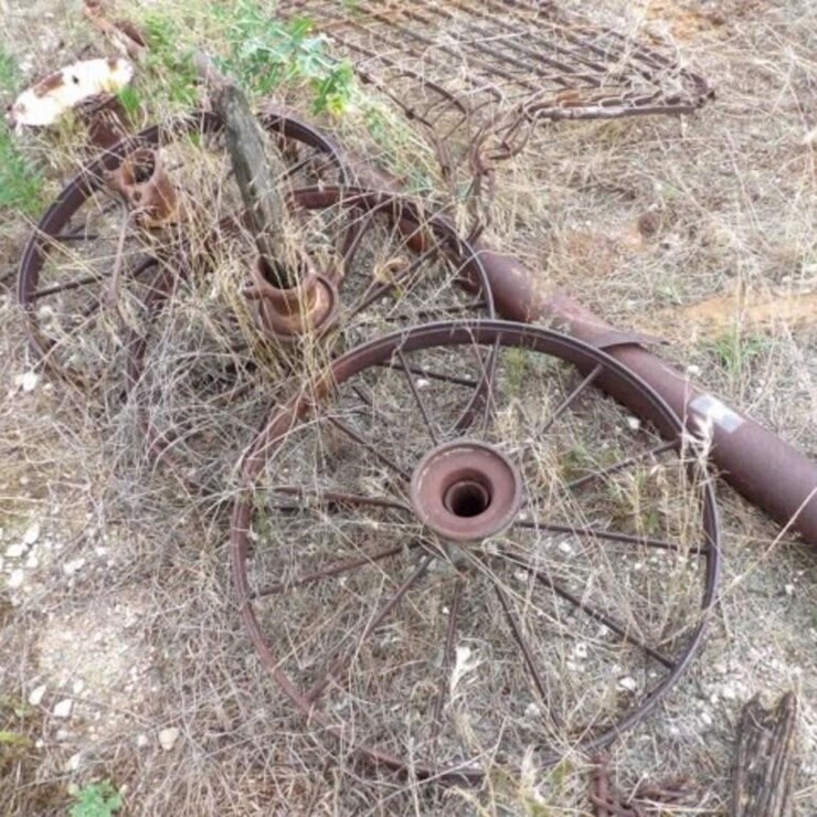 3 - Antique Wagon Wheels, MORE