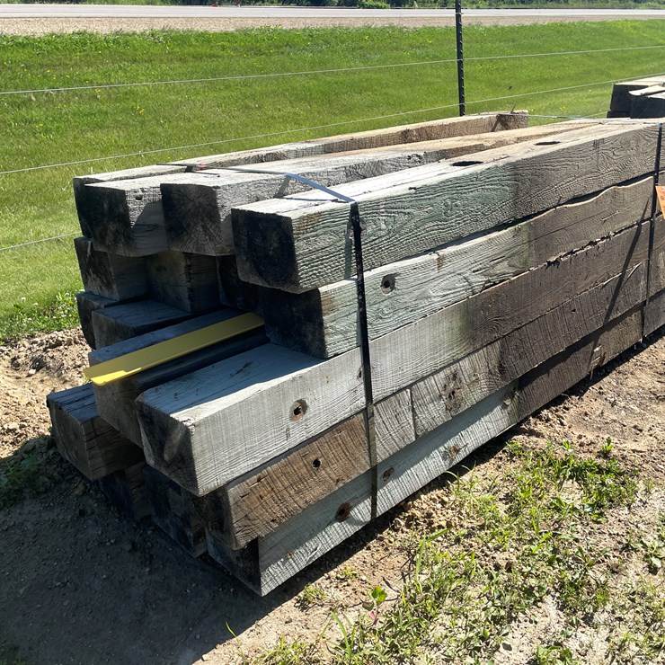 #2204 • Bundle Used Guard Rail Post