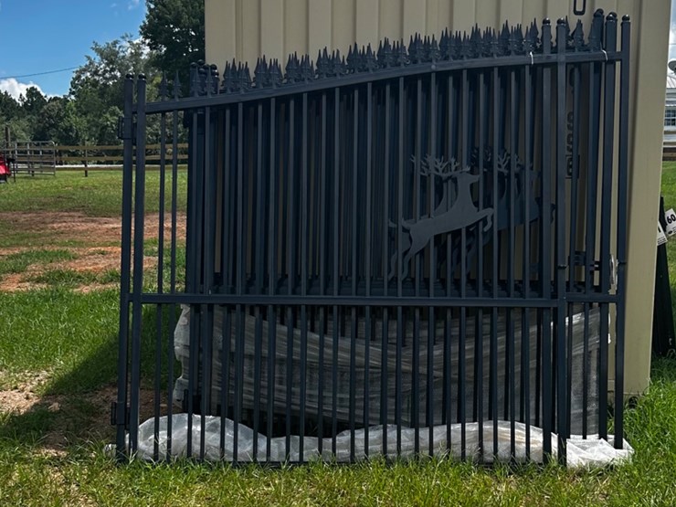 #138-•-14ft-bi-parting-wrought-iron-gate-image-1