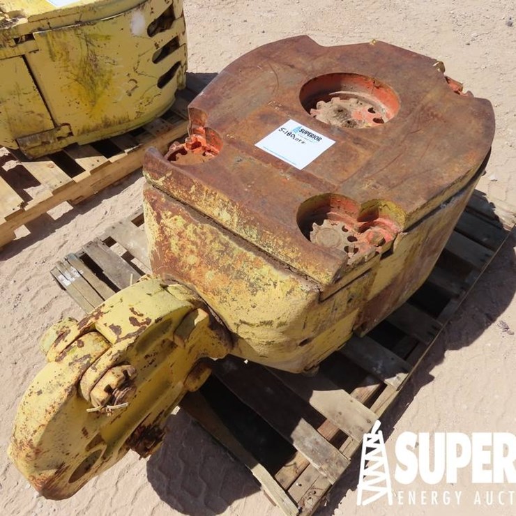 (5-180) MCKISSICK 100 Ton Block w/ 24" Sheaves. Lo