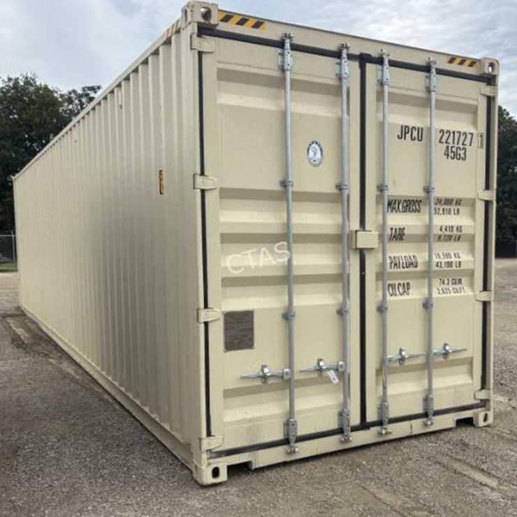 #142 • 40' High Cube Conex Shipping Container - One Trip
